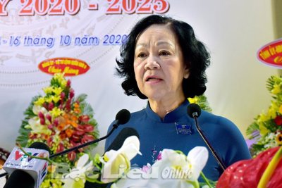 Đồng chí Trương Thị Mai giữ chức Thường trực Ban Bí thư