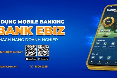 Eximbank ra mắt ứng dụng Mobile Banking "Eximbank EBiz dành cho doanh nghiệp"