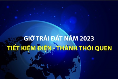Giờ trái đất năm 2023: Tiết kiệm điện - Thành thói quen