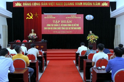 Tổng cục Dự trữ Nhà nước tập huấn quản lý, sử dụng công cụ hỗ trợ