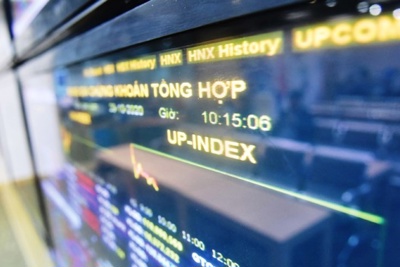 Chỉ số UPCoM Index tăng 0,42% so với cuối tháng 2/2023