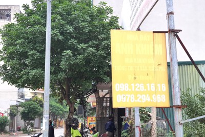 Biển hiệu môi giới nhà đất phơi sương, nhà đầu tư vắng bóng