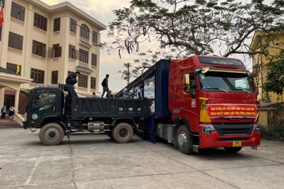 Hoàn thành xuất cấp gạo hỗ trợ học sinh trên địa bàn 2 tỉnh