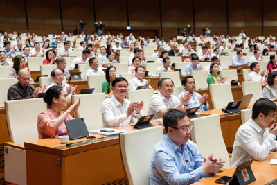 Quốc hội biểu quyết thông qua Luật Giá (sửa đổi) với 92,91% đại biểu tán thành
