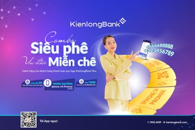 Ưu đãi đặc biệt khi khách hàng sử dụng app KienlongBank Plus 