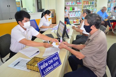 Sẽ chi trả lương hưu, trợ cấp BHXH theo mức hưởng mới từ ngày 14/8/2023