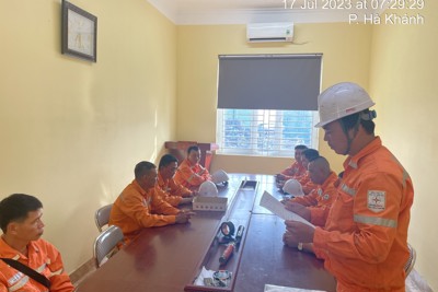 Tổng công ty Điện lực miền Bắc sẵn sàng nhiệm vụ ứng phó với bão Talim