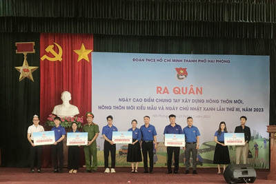 Đoàn Thanh niên Bộ Tài chính chung tay xây dựng nông thôn mới