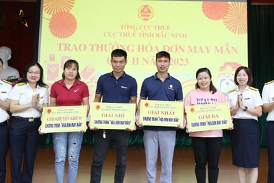 "Hóa đơn may mắn" - lan tỏa thói quen mua hàng lấy hóa đơn