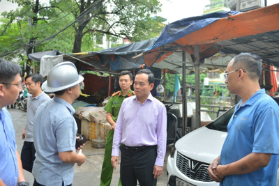 Tập trung khắc phục hậu quả, khẩn trương điều tra nguyên nhân vụ cháy tại phố Khương Hạ, Hà Nội