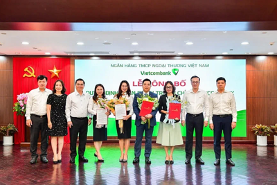 Vietcombank công bố các quyết định bổ nhiệm nhân sự lãnh đạo