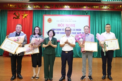 Cục Thuế Bắc Ninh tuyên dương 98 tổ chức và cá nhân thực hiện tốt chính sách pháp luật thuế 