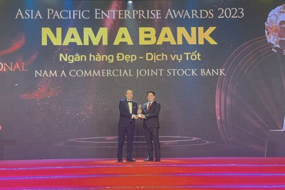 Nam A Bank đạt giải Thương hiệu truyền cảm hứng châu Á 2023