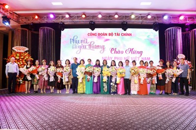 Công đoàn Bộ Tài chính tổ chức chương trình chào mừng  ngày Phụ nữ Việt Nam 20/10