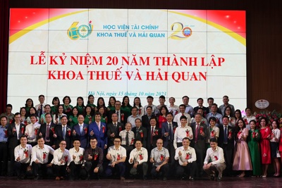 Kỷ niệm 20 năm thành lập Khoa Thuế và Hải quan