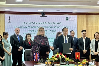 Ủy ban Chứng khoán Nhà nước tái ký kết hợp tác với ICAEW