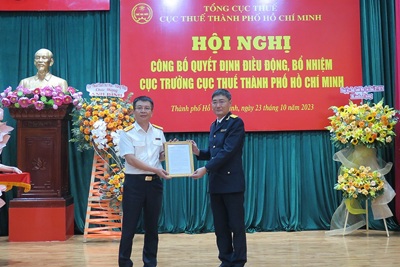 Bổ nhiệm Cục trưởng Cục Thuế TP. Hồ Chí Minh