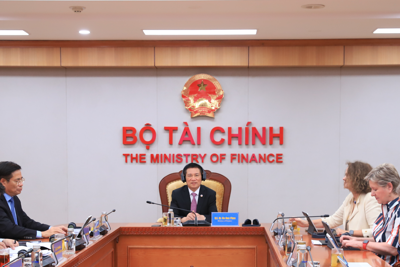 Bộ trưởng Hồ Đức Phớc làm việc với Phó Chủ tịch Ngân hàng Thế giới khu vực châu Á - Thái Bình Dương