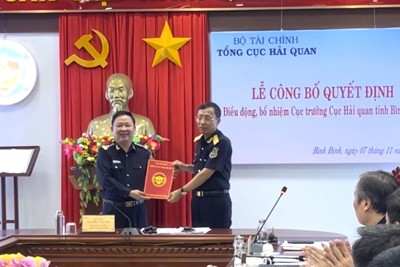 Cục Hải quan Bình Định có tân Cục trưởng