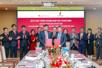 Agribank và Tập đoàn Dầu khí Việt Nam ký kết thỏa thuận hợp tác toàn diện