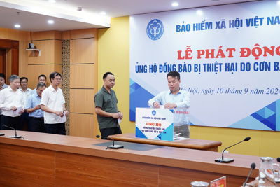 Phát động ủng hộ đồng bào bị thiệt hại do cơn bão số 3 gây ra