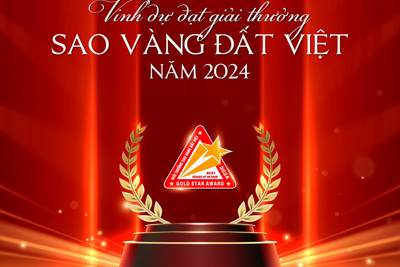 Agribank vinh dự đạt Giải thưởng Sao Vàng đất Việt năm 2024