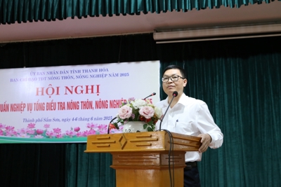Thanh Hóa huy động tổng lực cho Tổng điều tra nông thôn, nông nghiệp 2025: Sẵn sàng cho ngày ra quân 01/7/2025 Thanh Hóa huy động tổng lực cho Tổng điều tra nông thôn, nông nghiệp 2025: Sẵn sàng cho ngày ra quân 01/7/2025
