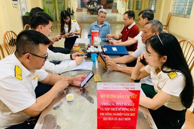 Thuế cơ sở 25 Hà Nội tăng cường quản lý thuế hộ kinh doanh Thuế cơ sở 25 Hà Nội tăng cường quản lý thuế hộ kinh doanh