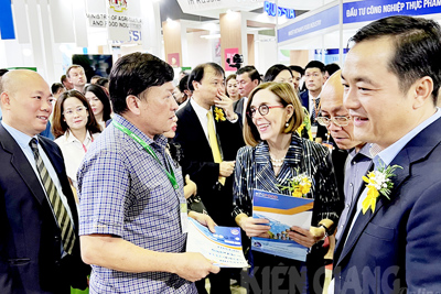 Nhiều cơ hội cho doanh nghiệp Kiên Giang từ Vietnam FoodExpo 2022