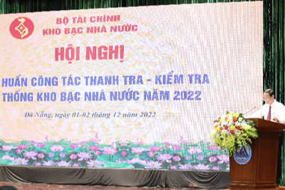 Kho bạc Nhà nước tổ chức Hội nghị tập huấn công tác thanh tra - kiểm tra năm 2022