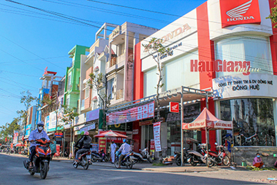 Sắc xuân trên quê hương Hậu Giang