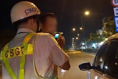 Gần 100.000 tài xế vi phạm nồng độ cồn trong hơn 1 tháng