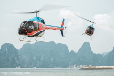 Khẩn trương tìm kiếm, cứu nạn máy bay trực thăng rơi tại vịnh Hạ Long