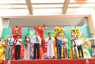 Tây Ninh khánh thành khu C-D Trung tâm thương mại Long Hoa theo mô hình chợ truyền thống