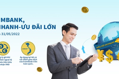 Eximbank tưng bừng ưu đãi chào đón tháng 3