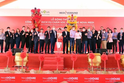 Động thổ công trình chăm sóc sức khỏe Nova Medi