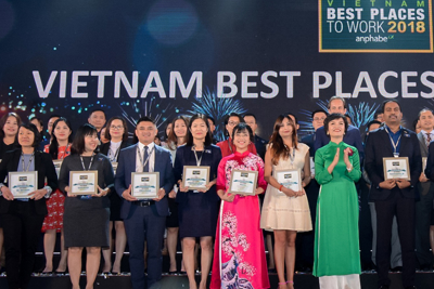 Vingroup tiếp tục chiếm ưu thế trong top 100 nơi làm việc tốt nhất Việt Nam