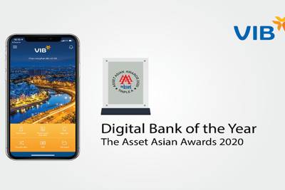 VIB lần thứ tư liên tiếp nhận giải thưởng về Ngân hàng số từ The Asset
