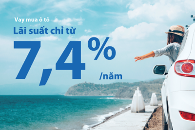 Vay mua ô tô chỉ từ 7,4%/năm cùng VIB tại Hội chợ Oto.com.vn 