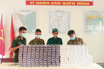 Liên tiếp bắt 3 vụ buôn lậu, thu giữ 3.000 gói thuốc lá