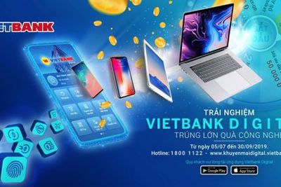 Vietbank khuyến mãi lớn nhân dịp ra mắt Mobile Banking Vietbank Digital 