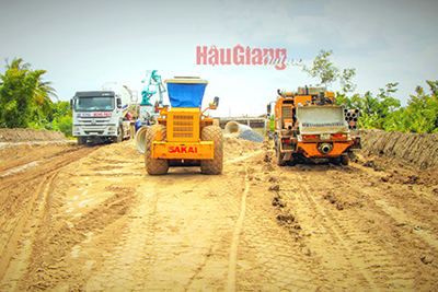 Hậu Giang dồn lực thi công các dự án để tăng tỷ lệ giải ngân vốn