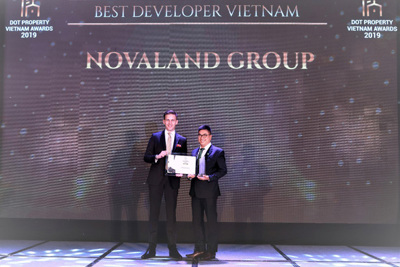 Novaland đoạt giải Best Developer Vietnam tại Dot Property Awards 2019