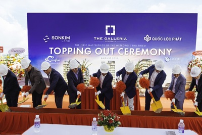 SonKim Land tổ chức lễ cất nóc dự án The Galleria Residence