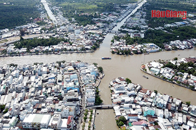 Hậu Giang mở mang đô thị - Phát triển đô thị kết hợp du lịch