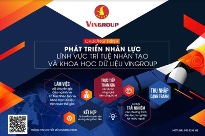 Vingroup đào tạo kỹ sư trí tuệ nhân tạo và khoa học dữ liệu