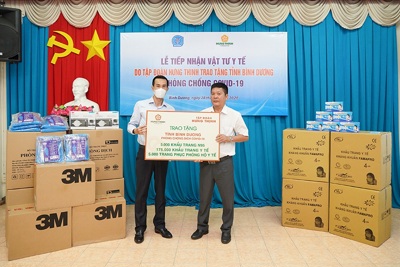 Tập đoàn Hưng Thịnh chung tay phòng, chống dịch Covid-19 tại tỉnh Bình Dương