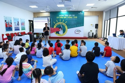 Cùng cư dân nhí Vinhomes đẩy lùi vấn nạn xâm hại trẻ em.