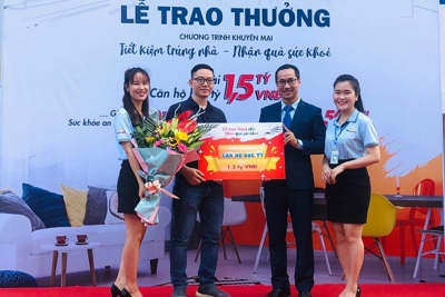Vietbank trao giải đặc biệt “Căn hộ bạc tỷ” cho khách hàng gửi tiết kiệm