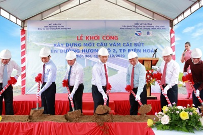 Khởi công cầu Vàm Cái Sứt kết nối Đồng Nai với trung tâm TP.Hồ Chí Minh
